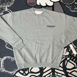 Fear of God Grey Crew Neck Sweatshirt